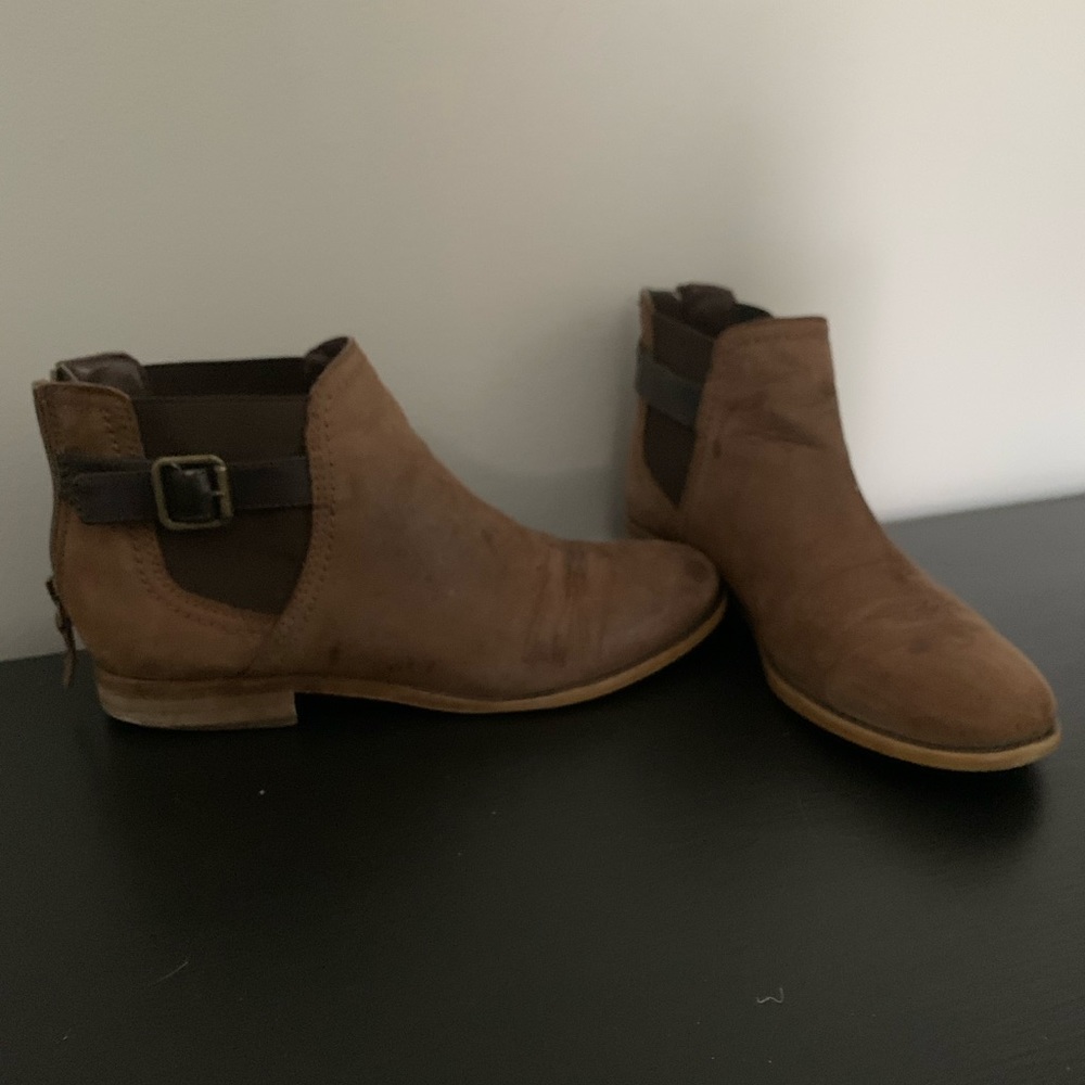 Franco Sarto Brown Chelsea Bootie